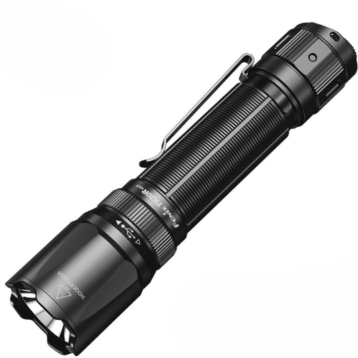 Fenix TK20R V2.0, 3000 лумена, 21700 мощност, презареждаем USB-C, APF фенерче, черно