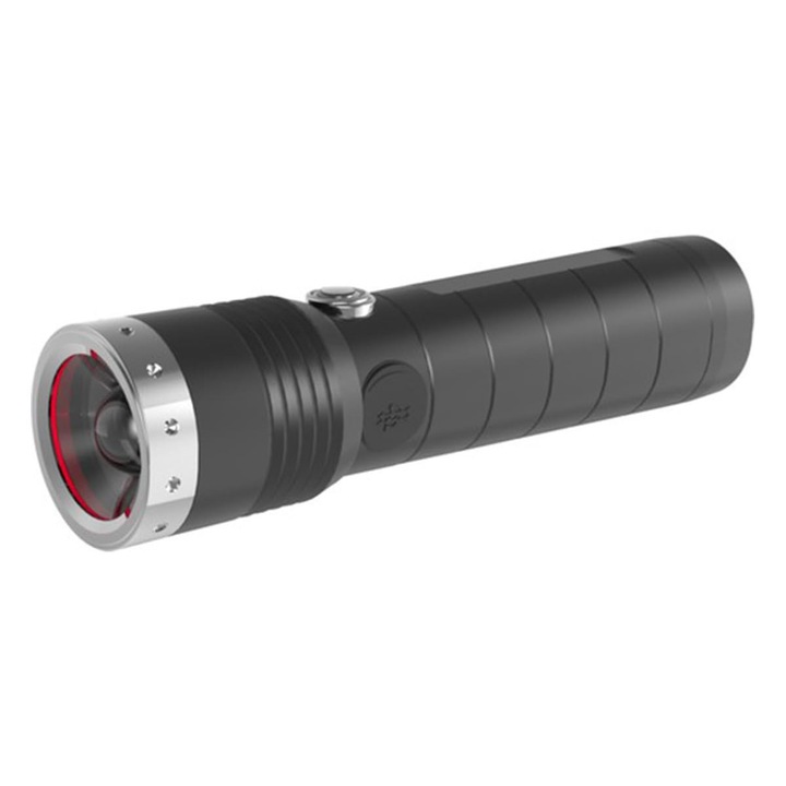 Ledlenser Mt14, Lanterna Led, Reincarcabila, Focalizabila, Cu Baterie, 1000 Lumeni In Modul Boost, Raza De Actiune A Fasciculului De 320 De Metri, Timp De Functionare De 192 De Ore, 1 Buc