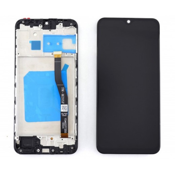 Дисплей, съвместим с Samsung Galaxy M20 M205 OEM без рамка, черен
