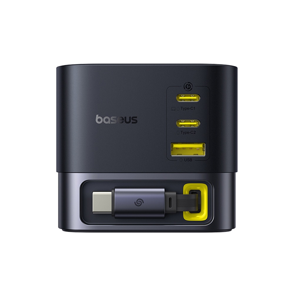 Incarcator, USB, 3x Type-C, 100W, 1.5m - Baseus Super GaN