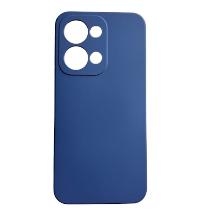 Puha TPU bársony tok, Oppo Reno 13 5G-vel kompatibilis, sötétkék