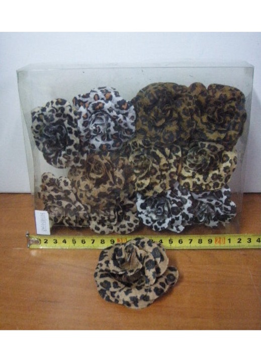 Set 12 bucati flori medii, SANDEX, multicolor