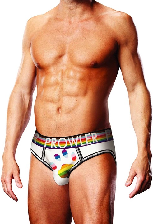 barbatesti Prowler talie elastica cu curcubeu, material, Alb