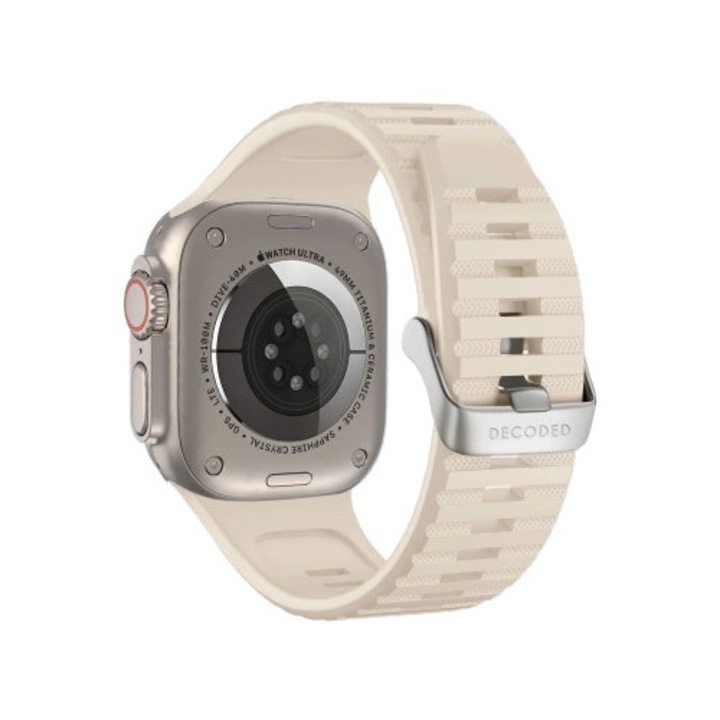 Decoded Ultra Traction szíj Apple Watch 42 / 44 / 45 / 49 mm-hez - fehér