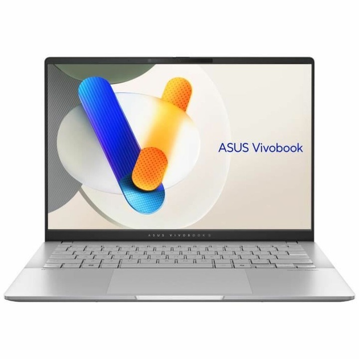 Лаптоп Asus VivoBook S14 OLED, 16 GB RAM, 512 GB SSD, сив цвят, EU щепсел