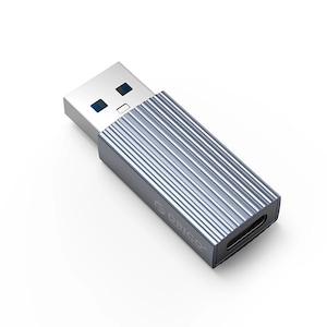 Adaptor Orico AH-AC10 USB-C la USB-A 3.1, 10Gbps, incarcare 5V/3A, gri, 41x16,4x8,4mm