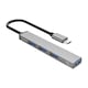 Hub USB-C Orico, AH-13, 4 porturi, gri, 88x15x7.5mm