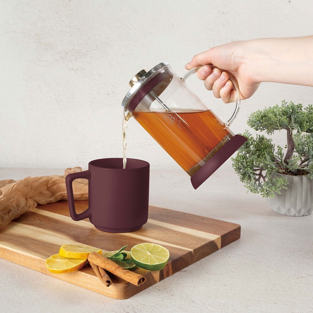 Cafetiere Berlinger Haus 800ml, model Leonardo, pentru cafea si ceai