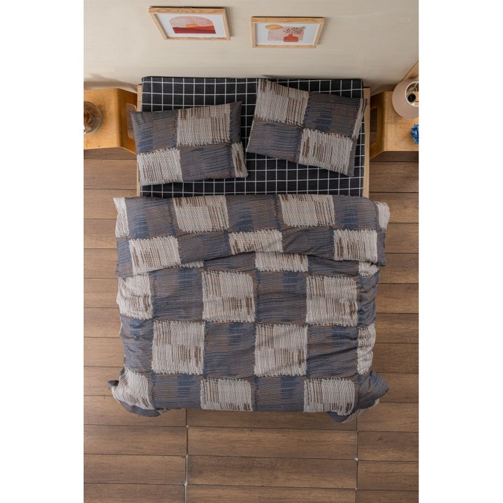 Set Lenjerie de pat, Spalno Belio.bg Armonie clasica, material bumbac, set MARE