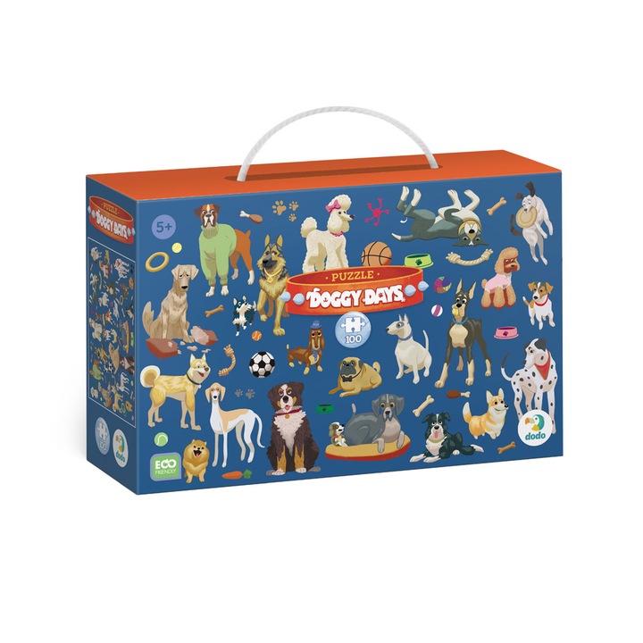 Пъзел Dodo Кучешки живот, 100 части, 5+