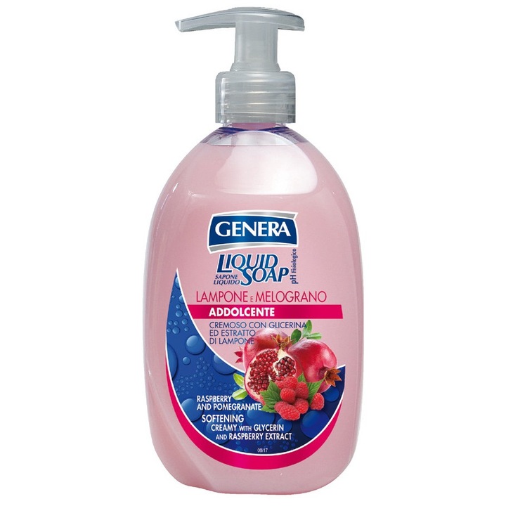 Течен сапун Genera, Нар и Малина, 500 мл