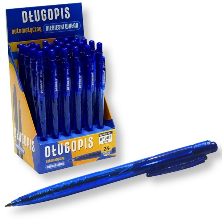 Pixuri PENWORD, set 24 bucati, albastru