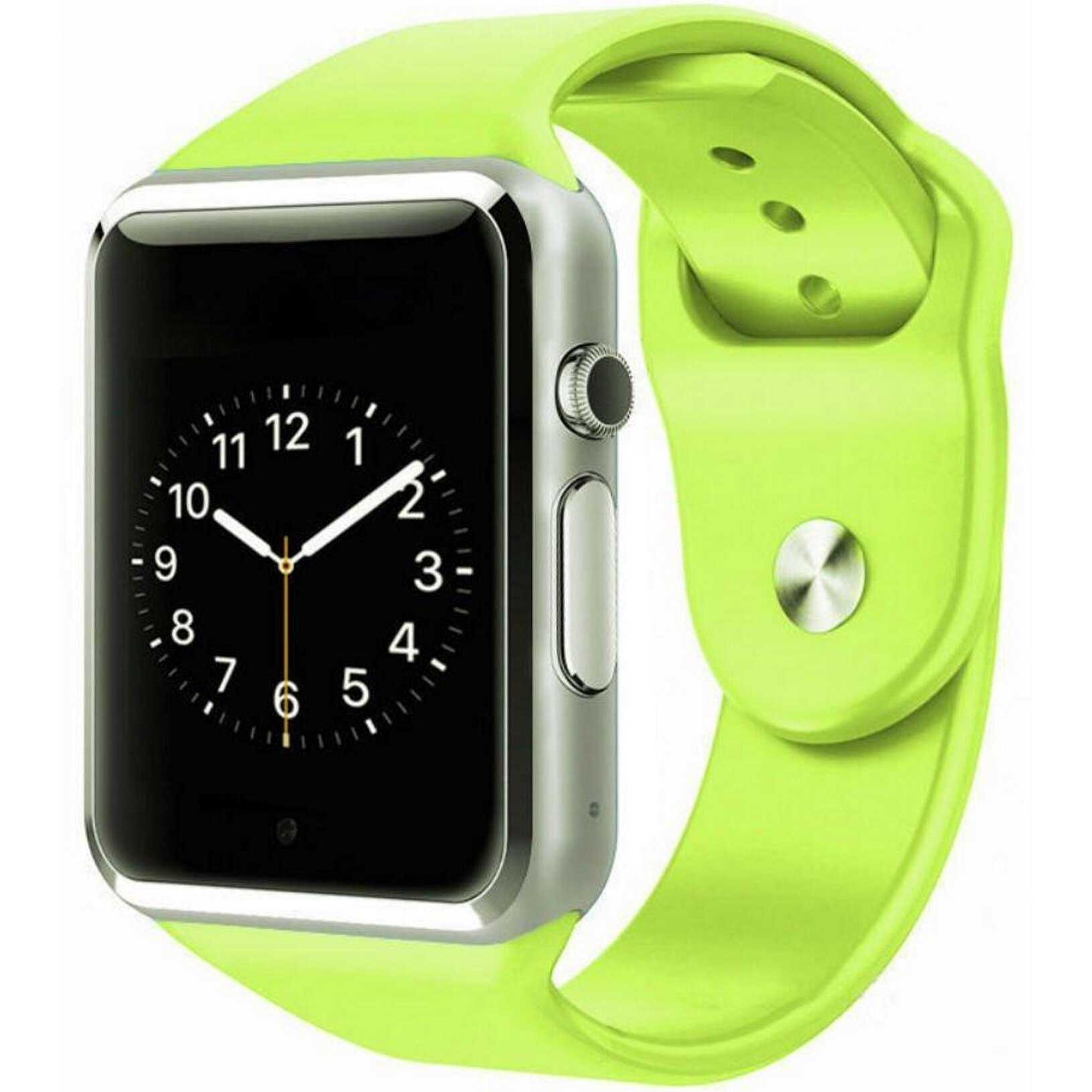 Ceas Smartwatch cu Telefon Sport Vision Plus 2018 ,Modul Apelare prin BlueTooth, Notificari Apeluri si Mesaje , Inregistrare Voce , Camera 1,3 Mpx, Antizgarieturi,Facebook, Whatsapp,Bratara Silicon Sport , Culoare Verde