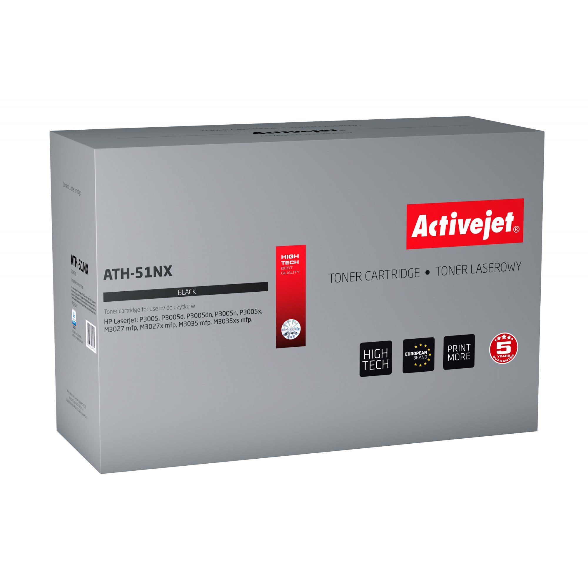 Toner laser Activejet ATH-51NX pentru imprimante HP