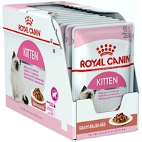 Hrana umeda pentru pisici Royal Canin, Kitten Instinctive, in sos, 12x85g