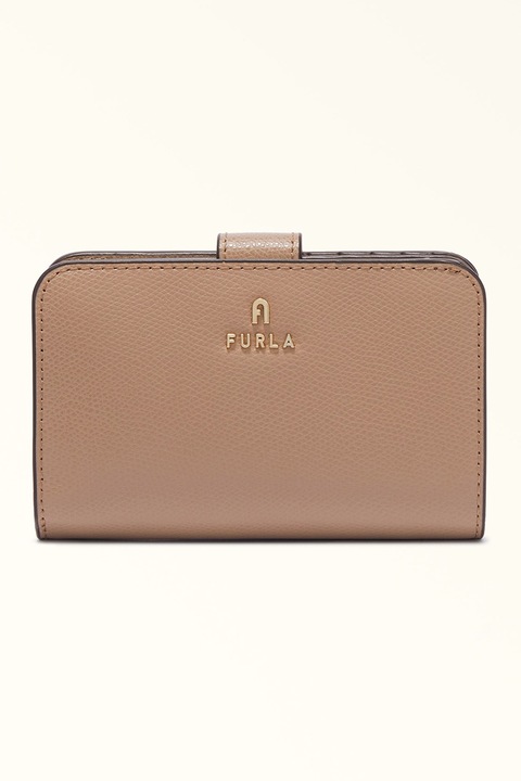 Furla, Кожен портфейл Camelia с цип, Камел