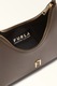 Furla, Geanta de piele cu bareta lunga de umar Diamante, Grej