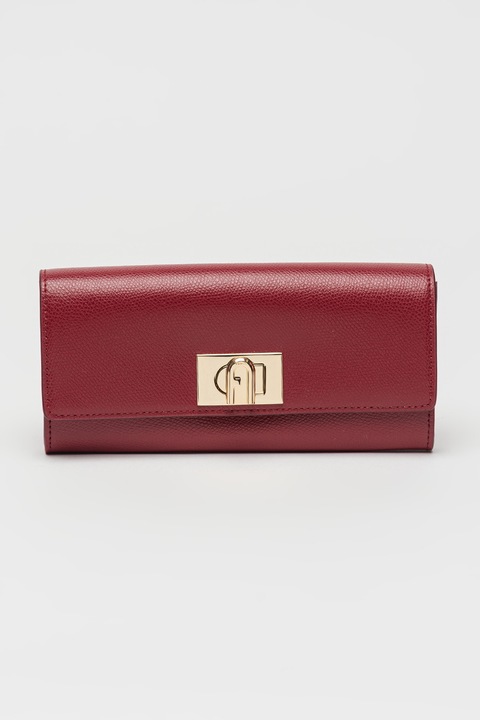 Портфейл Furla 1927 Continental, Кожа, Бордо