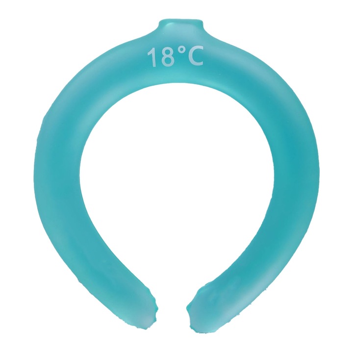 Охлаждаща обвивка за врата, синя, за многократна употреба, 35x5 см