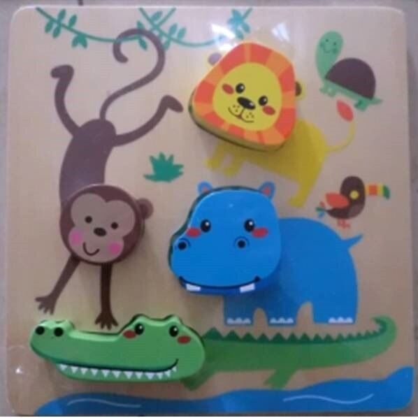 Puzzle mic animale Baby Mix