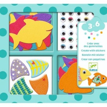 Set creativ Djeco - Sa decoram pestisorii Set creativ Djeco - Sa decoram pestisorii