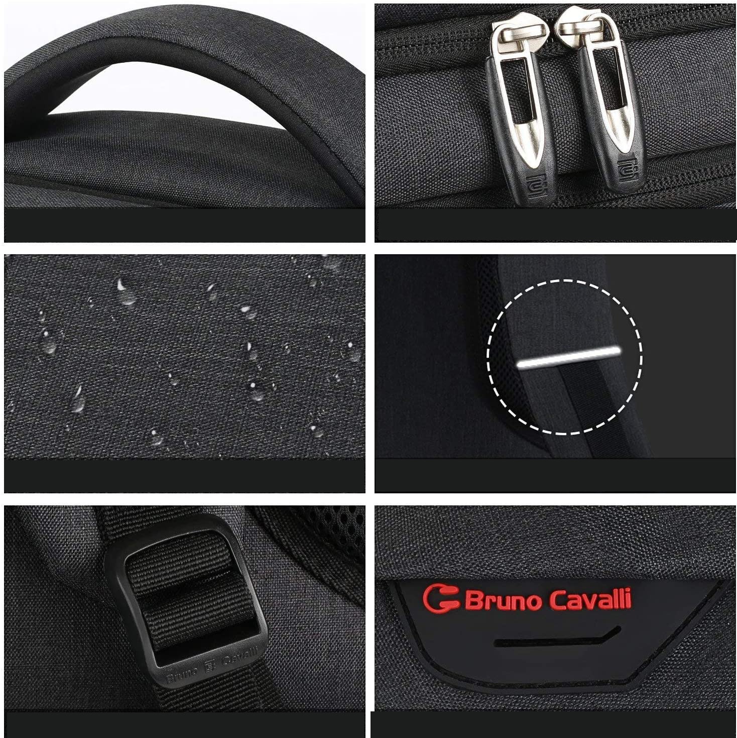 Rucsac pentru laptop de 15,6 inchi, durabil si usor, pliabil si rezistent la rupere si apa, cu buzunar antifurt ascuns pentru utilizare zilnica si aventuri in aer liber