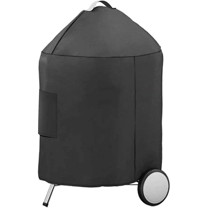 Husa pentru gratar Weber 57 cm Premium, gratar pe carbune Sunlifer, husa rezistenta impermeabila pentru gratar, rezistenta la decolorare si UV, completa