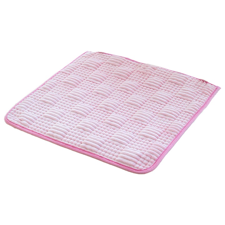 Perna de sezut din spuma cu memorie antiderapanta, structura tip fagure, perna de sezut din spuma cu memorie premium confortabila cu benzi, perna pentru scaun/sezut 15 "7" x 15 "7", roz