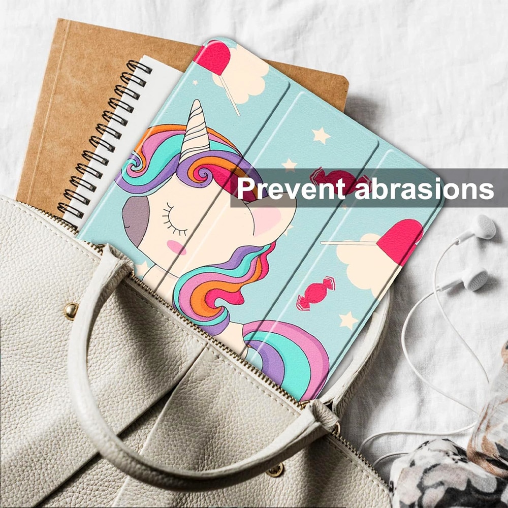 Husa tableta din piele pentru Samsung Galaxy Tab A11+ Plus, Protectie Completa, Functie de Stand, Albastru/Roz