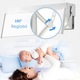 Deflector aer conditionat extensibil, Unghi reglabil, Universal, ajustabil pe 4 niveluri, 0-130 x 30 cm, Usor de instalat, Alb