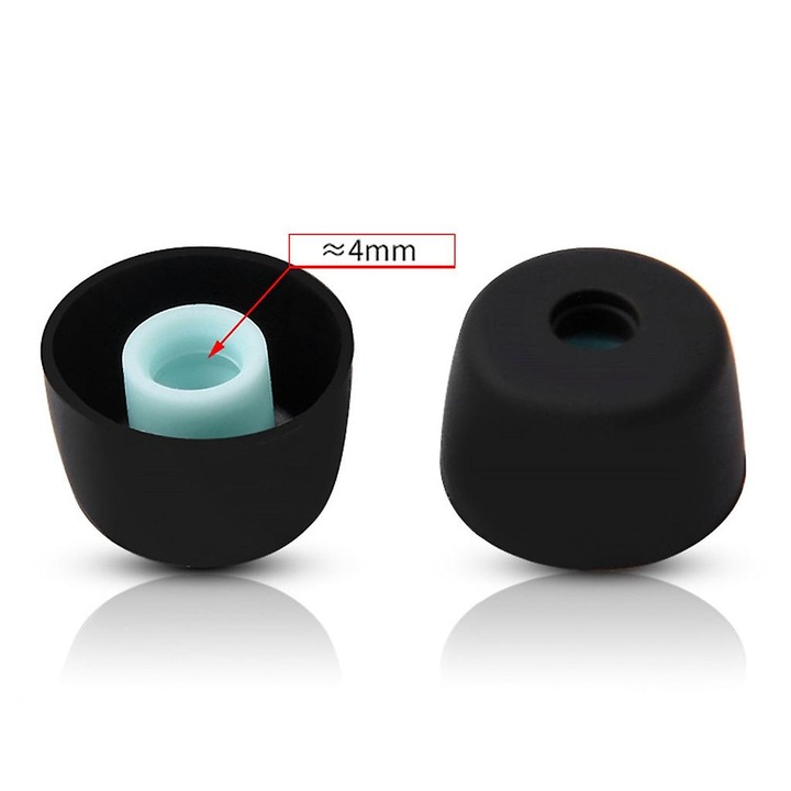 Set capaci de ureche pentru WF 1000XM5, silicon, negru/gri