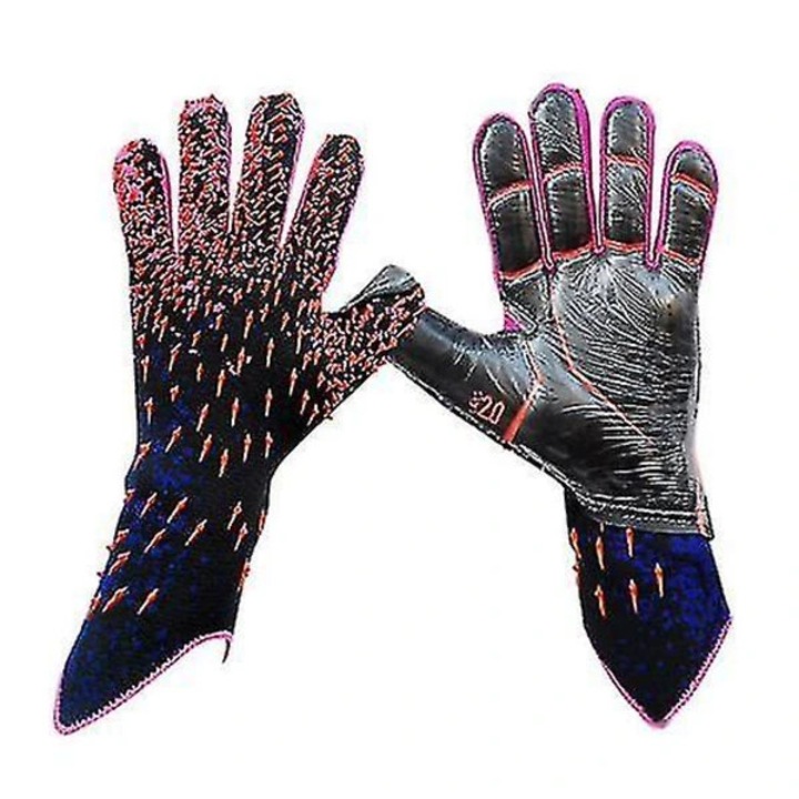 Manusi de fotbal pentru copii, marime ajustabila, material respirabil, set de manusi pentru portar