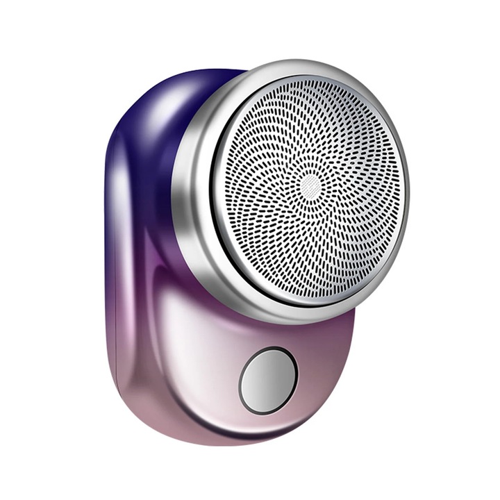 YANYXR mini hordozható USB elektromos borotva, fehér 8.7x7.7x5.8cm