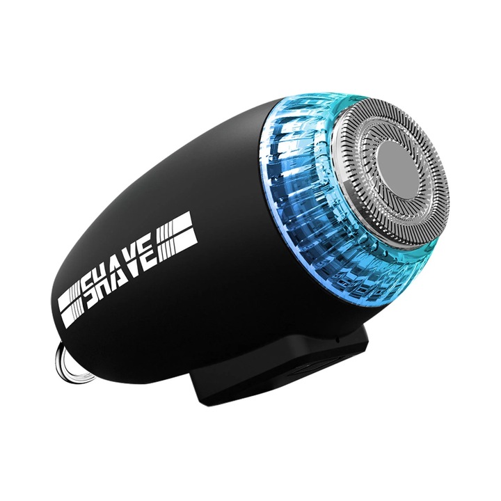 YANYXR mini hordozható elektromos borotva, turbina, USB, fekete