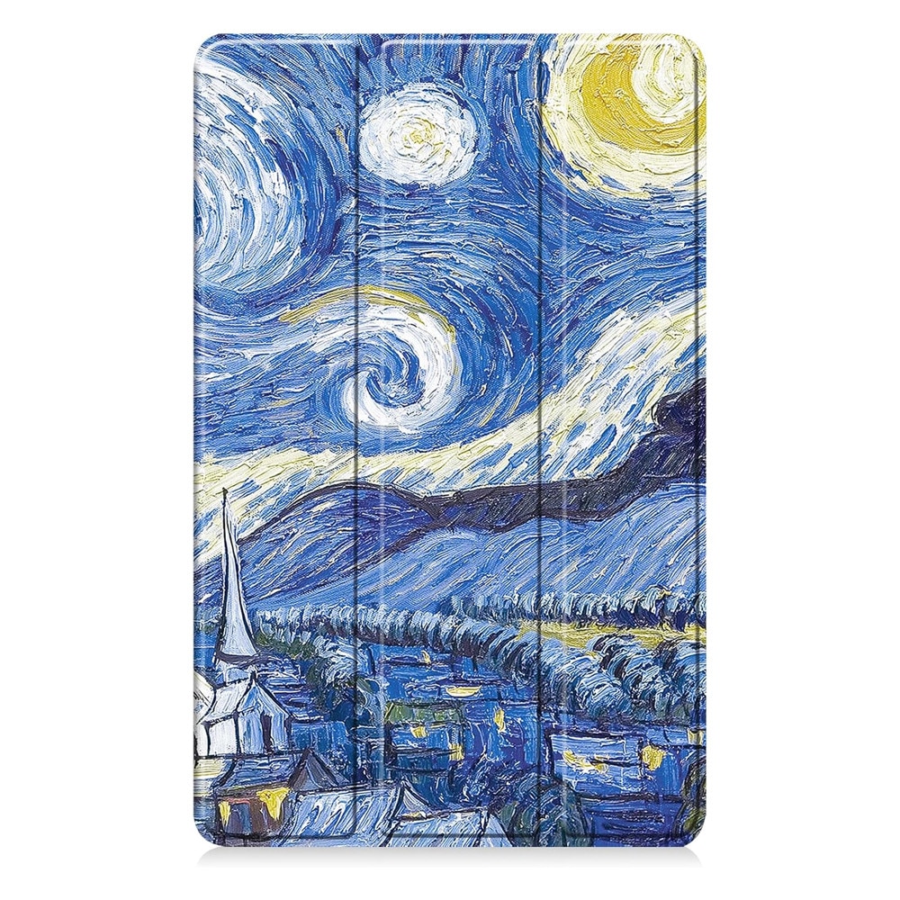 Husa tableta din piele pentru Huawei MatePad 11.5, Protectie Completa, Functie de Stand, Galben/Albastru