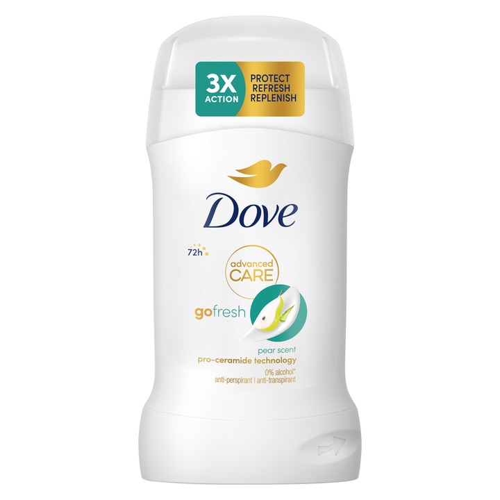 Deodorant Stick Dove Advanced Care Pear & Aloe Vera, 50 ml