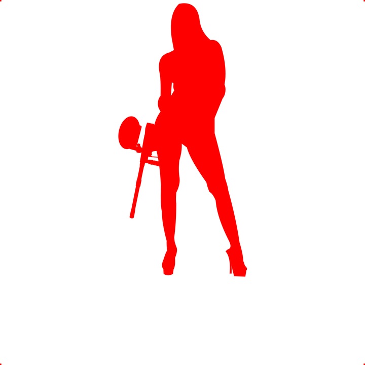 Sticker auto Paintball v5, Cri Flo, Rezistent la apa, Culoare Rosu, Marime 21 cm