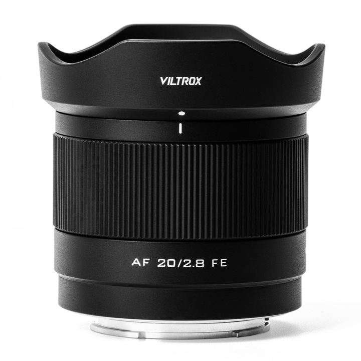 Obiectiv Viltrox 20mm f2.8 FE, unghi larg, autofocus, greutate 157g, pentru Sony E Mount