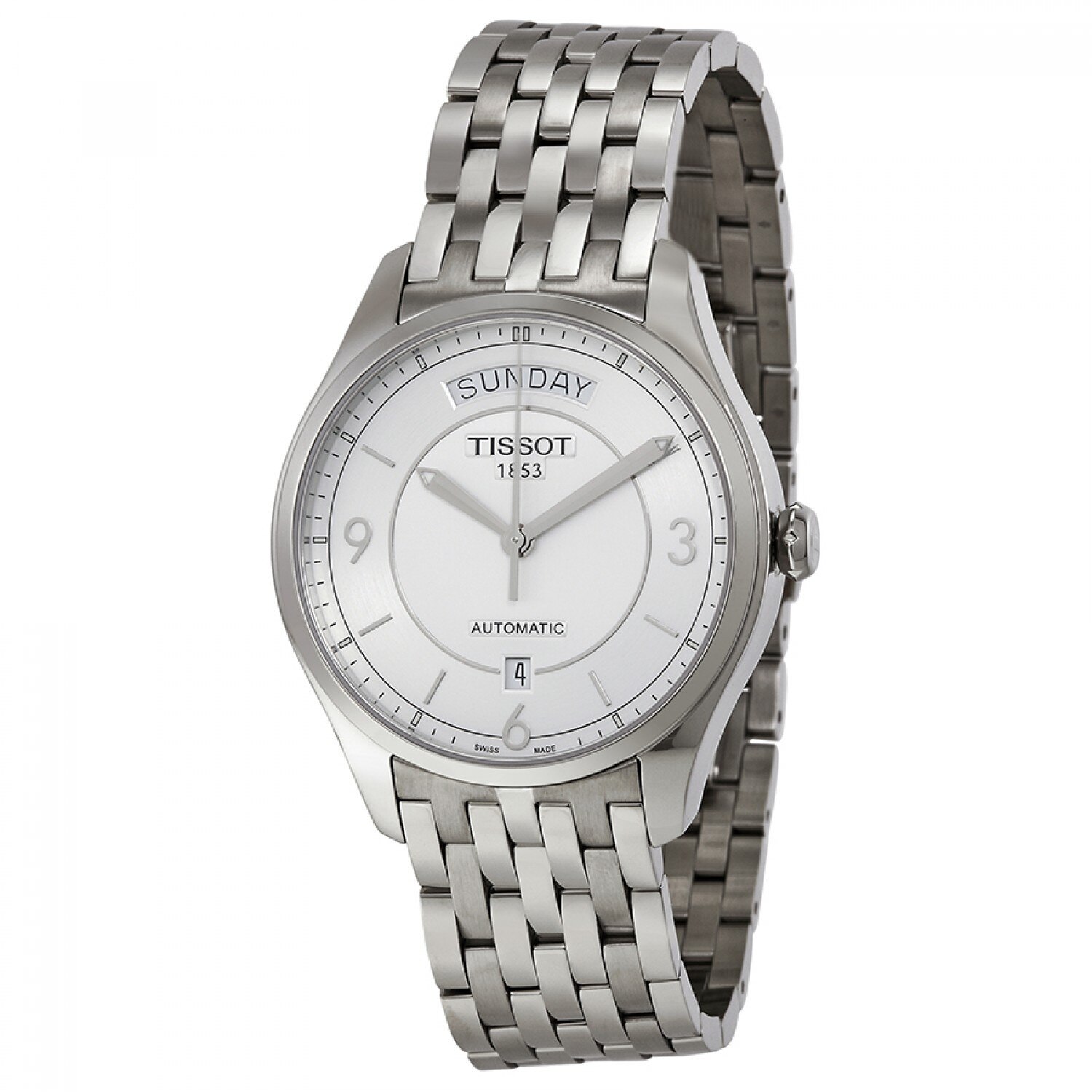 Ceas original barbatesc Tissot T-Classic T-One T038.430.11.037.00 / T0384301103700
