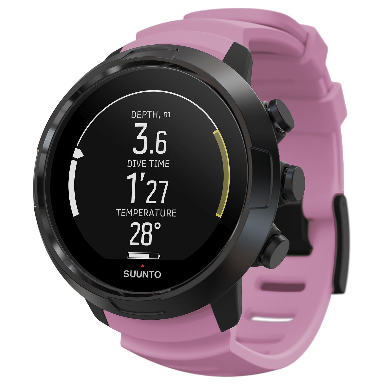 Smartwatch D5 Wildberry Suunto, roz, 100m impermeabil, Bluetooth