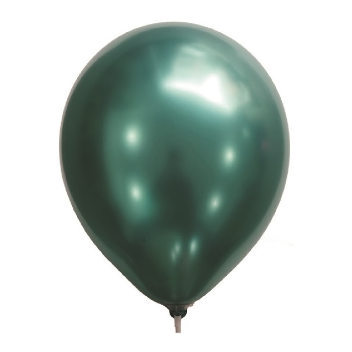 Balon party latex, verde, 30 cm, 20 buc