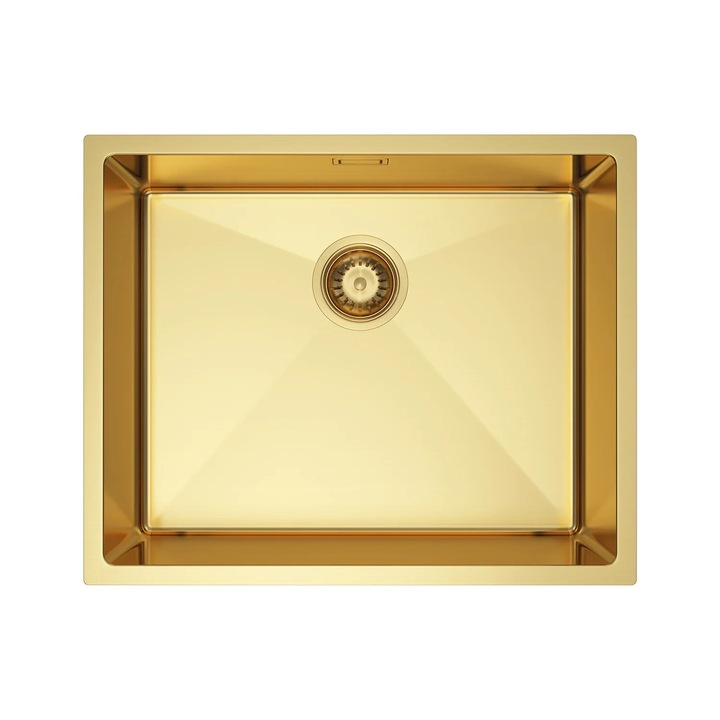 Chiuveta de bucatarie inox OHIO, montaj sub blat, finisaj inox