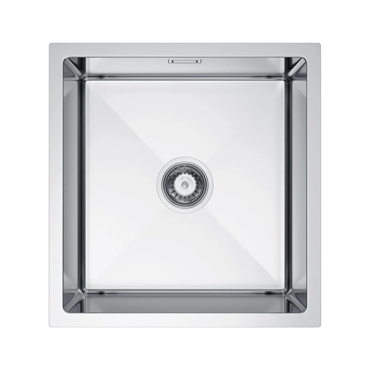 Chiuveta de bucatarie inox VIVI, montaj sub blat, finisaj inox