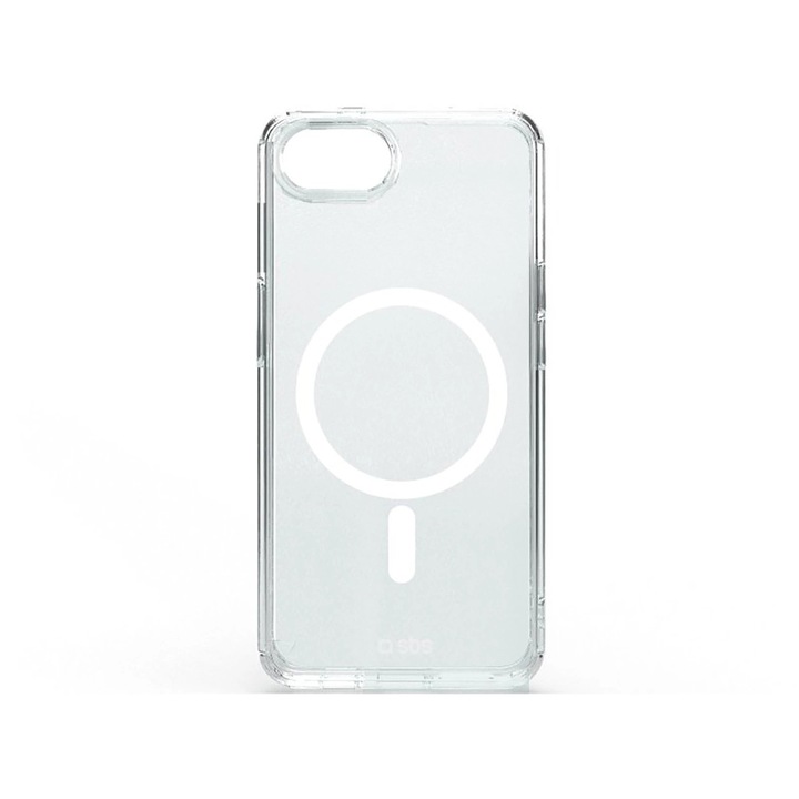 Carcasa SBS Extreme Mag D3O Magsafe pentru iPhone 16E - Transparenta