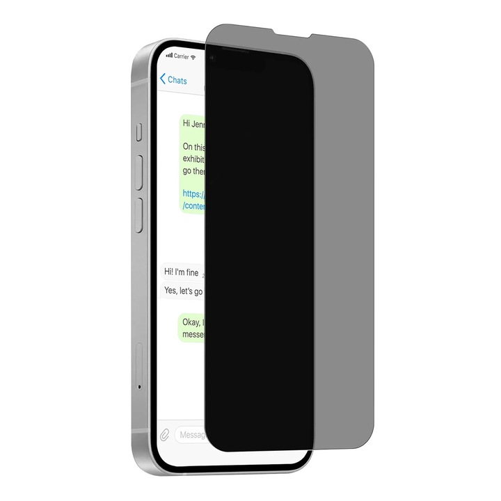 Puro Privacy védőfólia iPhone 16e-hez, 9H, barna