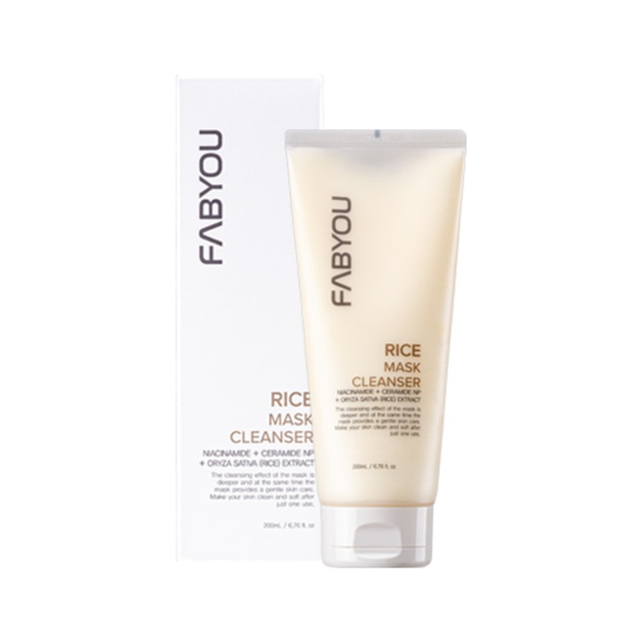 Gel de curatare pentru fata cu extract de orez, 200 ml