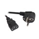Cablu alimentare Spacer 1.8m, intrare Shucko, iesire C13, 6A, negru