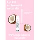 Ulei pentru Buze, Lip oil Transparent, imbogatit cu Ulei de Cocos, produs cu ingrediente de origine naturala 100%, Every Day For Future, 6.5 ml