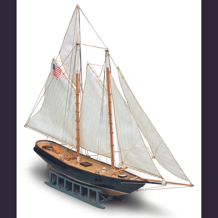 Kit de construit corabie din lemn America, Scara 1:140, 14+