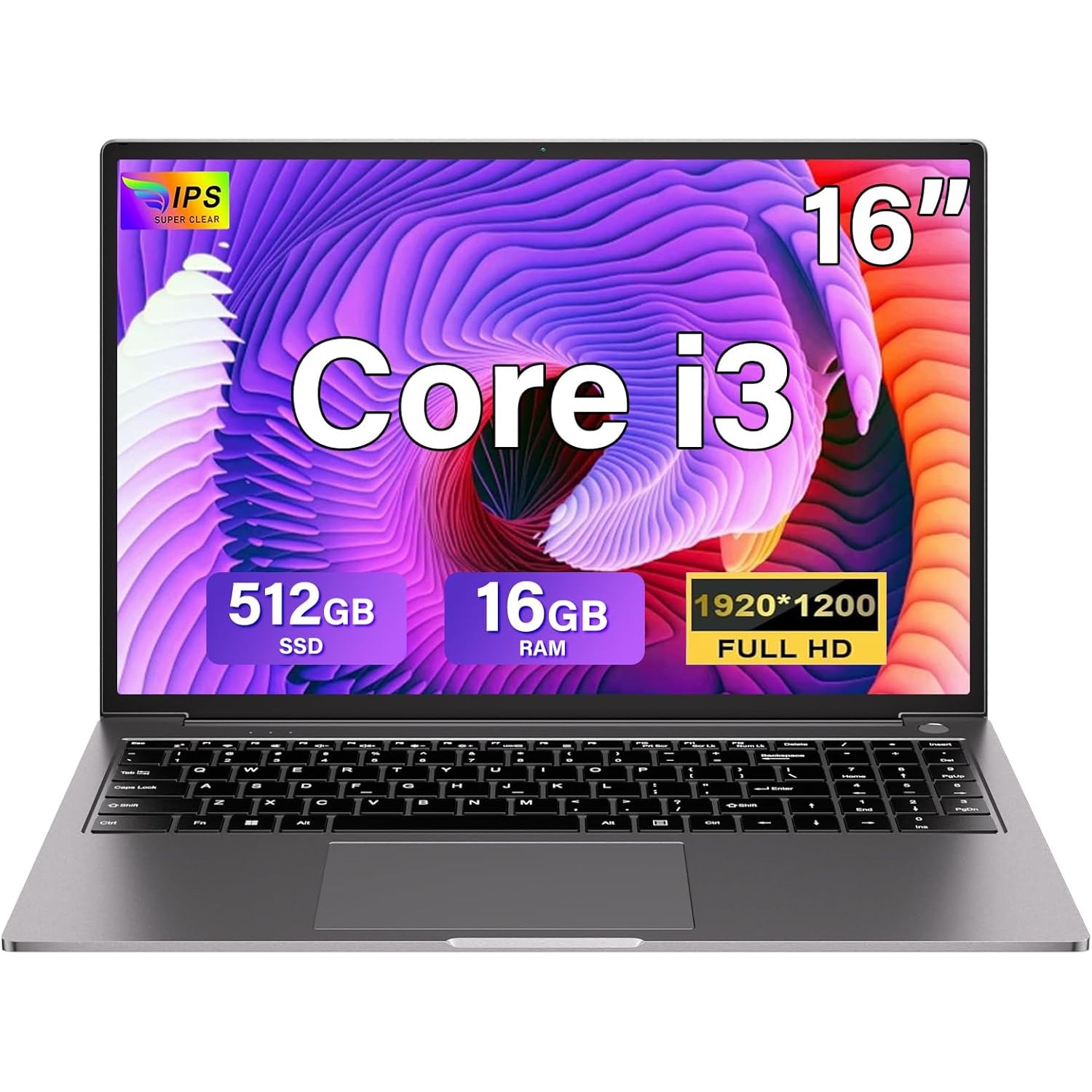 Gaming Notebook 16 GB RAM 512 GB 1 TB SSD expansiune Core i3 (pana